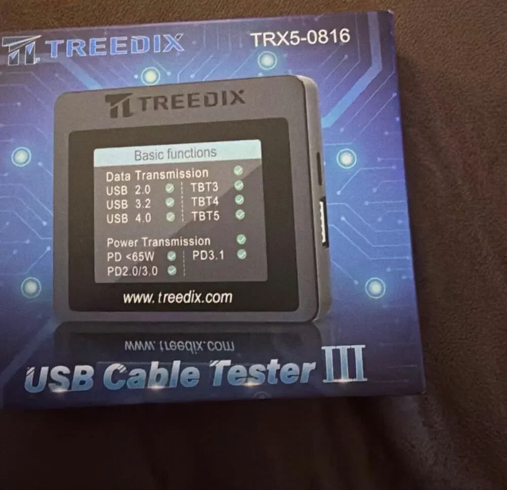 Treedix USB Cable Tester III (Model TRX5-0816) - Brand New in Box